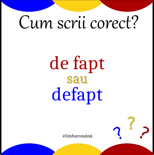 De fapt