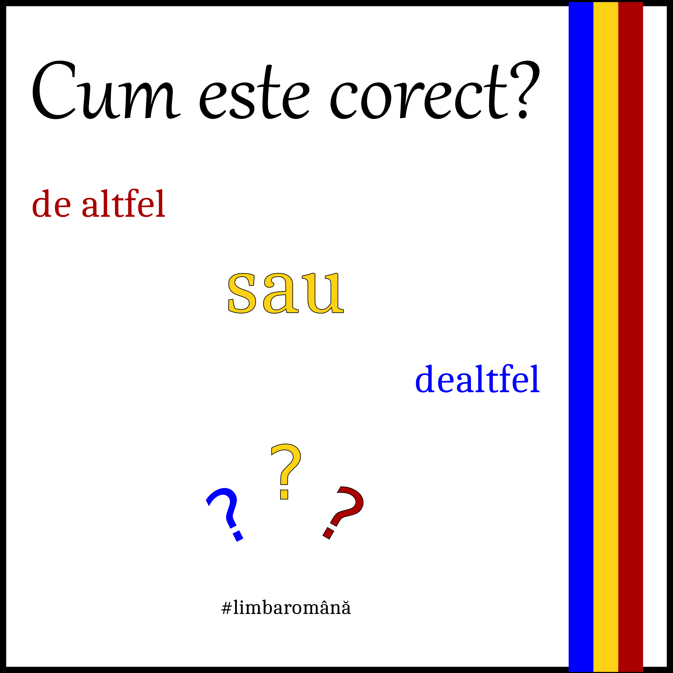 De altfel