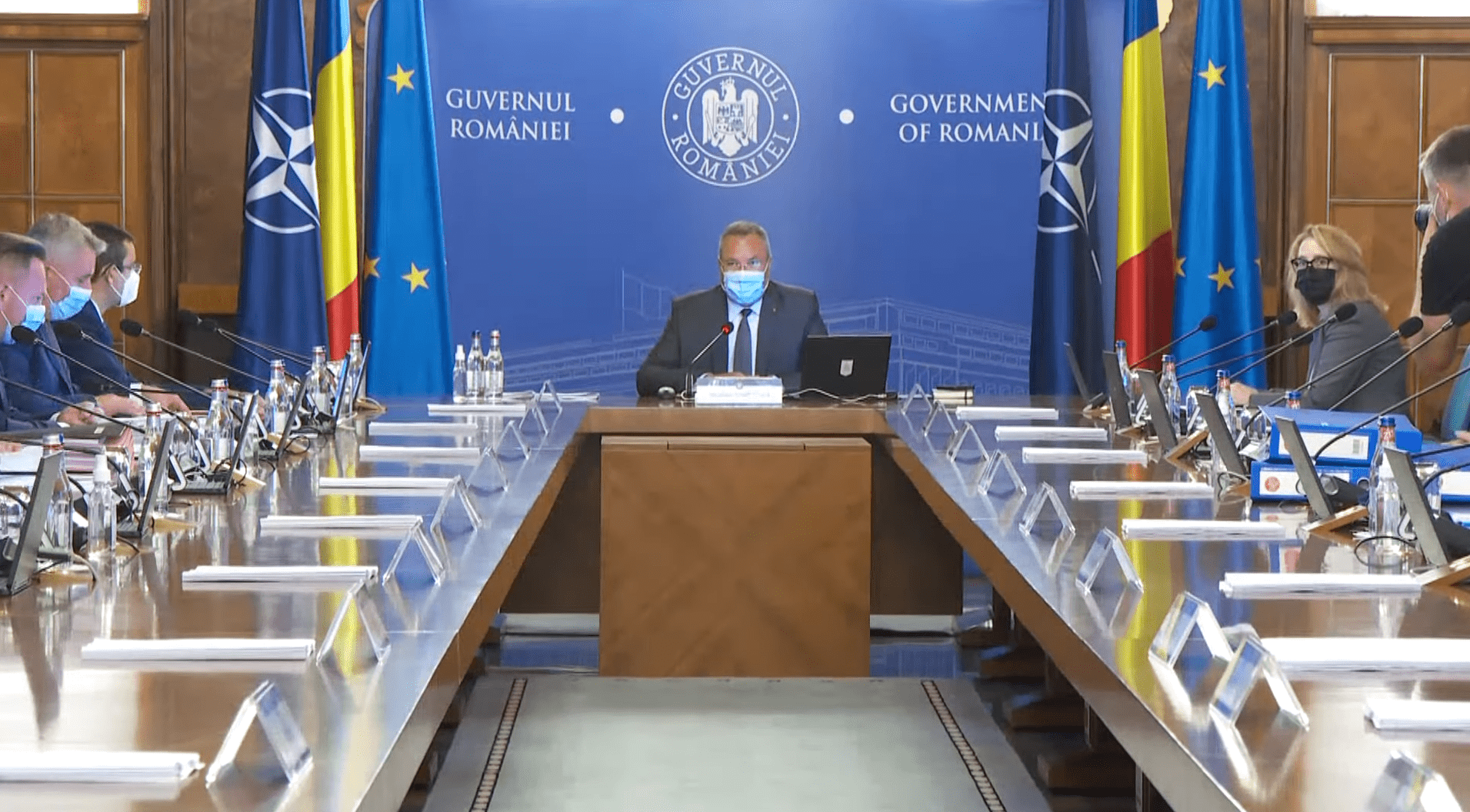 Ședință de Guvern cu mască!